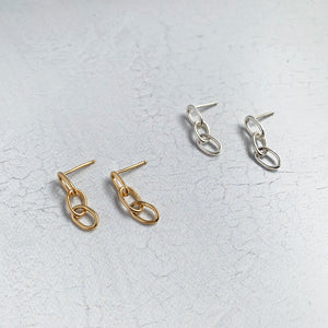 Chain Link Earrings (WHSL)