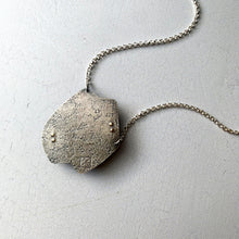 Montana Agate Sterling Silver Geo Necklace