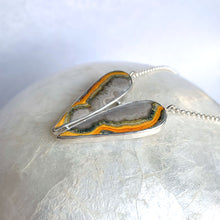 Bumble Bee Two Halves Necklace in Sterling Silver