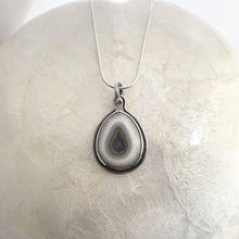 Eye Agate Sterling Silver Necklace