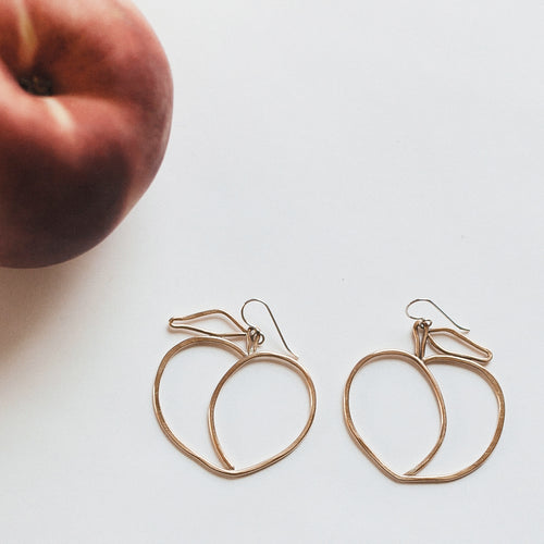 Peach Earrings (WHSL)