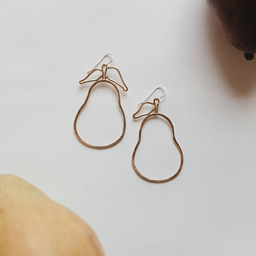 Pear Earrings (WHSL)